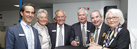 Festo is a family owned business. Seen here are senior members of the Stoll family who made the journey from Germany to be at the celebration. From l: Curt-Michael Stoll; Mrs & Dr Kurt Stoll; Dr Wilfired Stoll; Dr Ulrich Stoll; Wilfried Stoll.